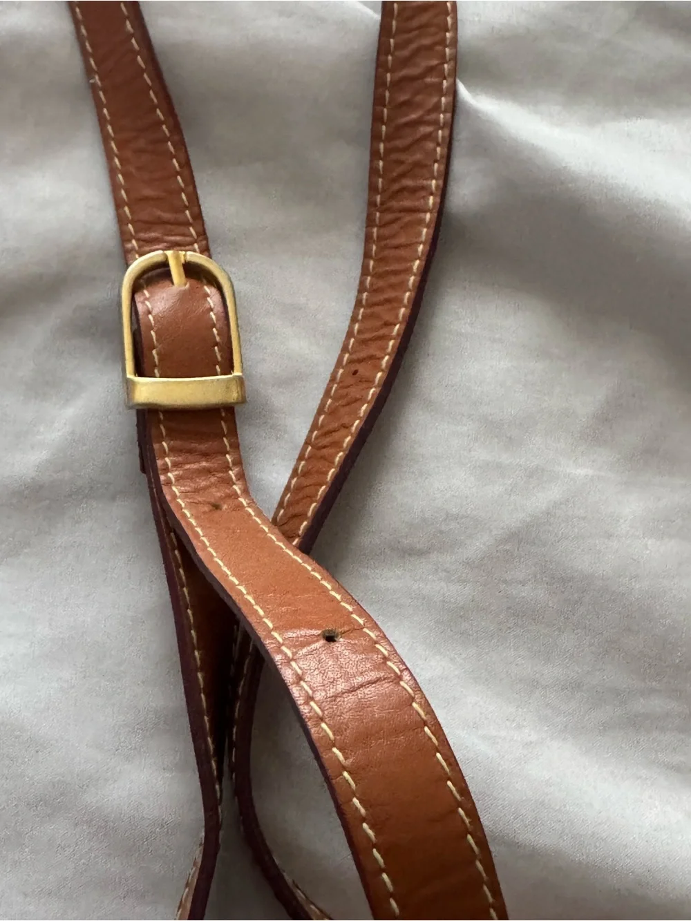 Green Pebbled Leather Crossbody Bag, Tan trim, authentic Braciano Italy classic